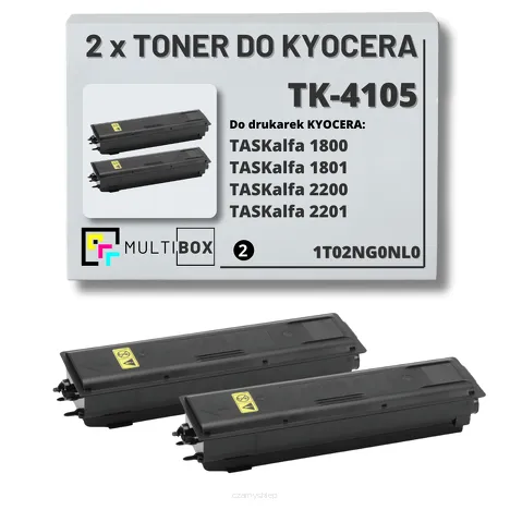 2-PAK Multibox Toner do KYOCERA TK4105 1T02NG0NL0 TASKALFA 1800 1801 2200 2201 2x15.0K zamiennik