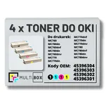 4-PAK Multibox Toner do OKI MC760 MC770 MC780 black/cyan/magenta/yellow zamiennik - 2