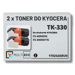 2-PAK Multibox Toner do KYOCERA TK330 1T02GA0EU0 FS4000 2x20.0K zamiennik - 2