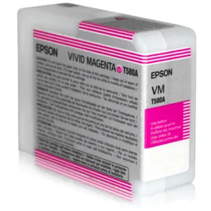 Epson tusz T580A C13T580A00 oryginalny vivid magenta