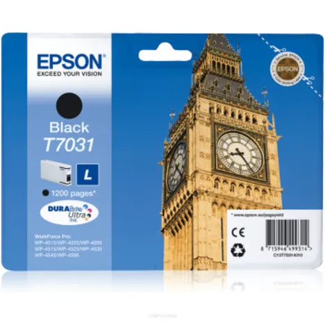 Epson tusz T7031 L C13T70314010 oryginalny black