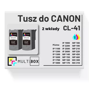 Tusz do CANON CL41 2-pak color zamiennik Multibox