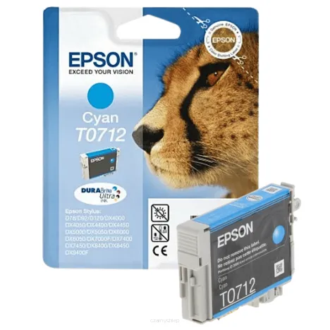 Epson tusz T0712 C13T07124012 oryginalny cyan