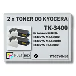 2-PAK Multibox Toner do KYOCERA TK3400 1T0C0Y0NL0 ECOSYS MA4500 PA4500 2x12.5K zamiennik - 2