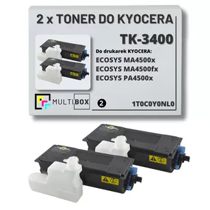 2-pak Toner do KYOCERA TK3400 1T0C0Y0NL0 ECOSYS MA4500 PA4500 2x12.5K Multibox zamiennik