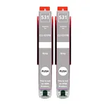 2-PAK Multibox Tusz do CANON CLI531GY grey zamiennik - 2
