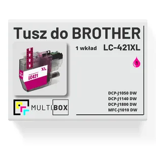 Tusz do BROTHER LC-421XLM magenta zamiennik Multibox