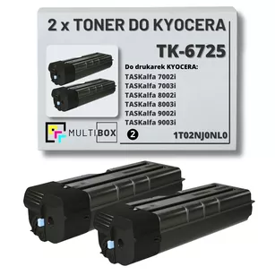 2-pak Toner do KYOCERA TK6725 1T02NJ0NL0 TASKALFA 7002i 8002i 2x70.0K Multibox zamiennik