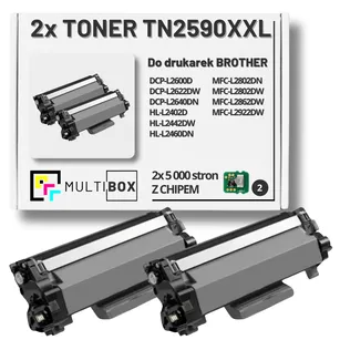 Toner do BROTHER TN2590XXL 2-pak Multibox zamiennik Z CHIPEM