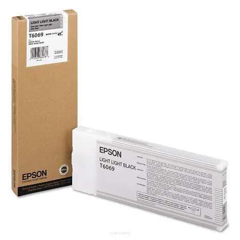 Epson tusz T6069 C13T606900 oryginalny light light black