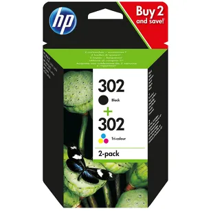 HP 302 tusz X4D37AE oryginalny black / color 2-Pack