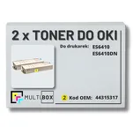 2-PAK Multibox Toner do OKI ES6410 44315317 yellow zamiennik - 2