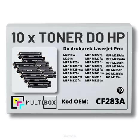 Toner do HP CF283A 83A M125 M126 10-pak zamiennik Multibox