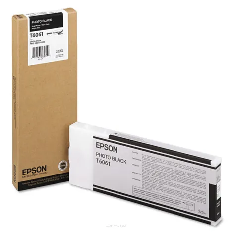 Epson tusz T6061 C13T606100 oryginalny photo black