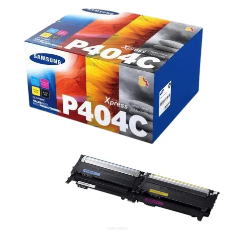 SAMSUNG toner SU365A CLT-P404C oryginalny CMYK 1500 + 3x1000 stron