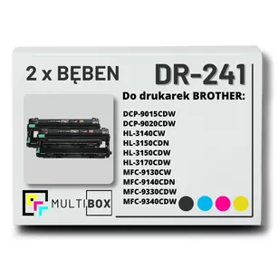 Bęben do BROTHER DR241CL 2-pak CMYK Multibox zamiennik