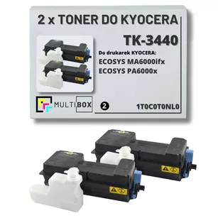 2-pak Toner do KYOCERA TK3440 1T0C0T0NL0 ECOSYS MA6000ifx PA6000x 2x40.0K Multibox zamiennik