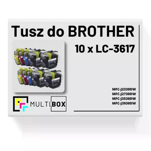 10-pak Tusz do BROTHER LC3617 Multibox