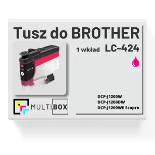 Tusz do BROTHER LC-424M magenta zamiennik Multibox