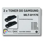 2-PAK Multibox Toner do SAMSUNG SCX4650 SCX4655 MLTD117S SU852A 2.5K Zamiennik - 2