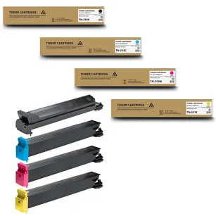 4-PAK Zamiennik Toner do KONICA MINOLTA TN213 CMYK Bizhub C203 C253