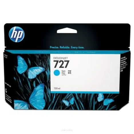 HP 727 tusz B3P19A oryginalny cyan