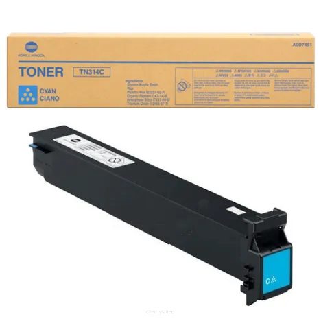 EOL KONICA MINOLTA toner TN314C A0D7451 cyan oryginalny 20000 stron