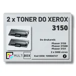 2-PAK Multibox Toner do XEROX 3150 109R00747 5K zamiennik - 2