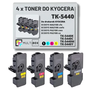 4-pak Toner do KYOCERA TK5440 ECOSYS MA2100 PA2100 2,8K/3x2,4K CMYK Multibox zamiennik