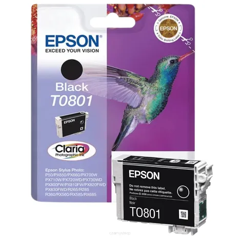 Epson tusz T0801 C13T08014011 oryginalny black