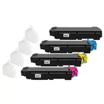 4-PAK Multibox Toner do KYOCERA TK5370 ECOSYS  MA3500 PA3500 7,0K/3x5,0K CMYK zamiennik - 3