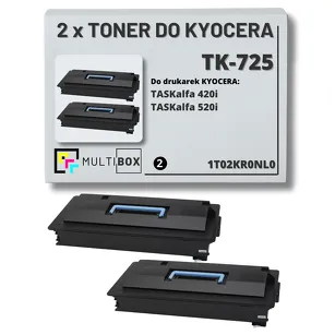 2-PAK Multibox Toner do KYOCERA TK725 1T02KR0NL0 TASKALFA 420i 520i 2x34.0K zamiennik