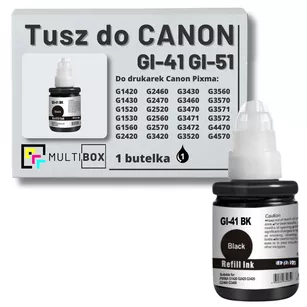 Tusz do CANON GI41BK GI51BK black zamiennik Multibox