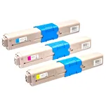 3-PAK Multibox Toner do OKI C510 C511 MC562 XL cyan/magenta/yellow zamiennik - 3