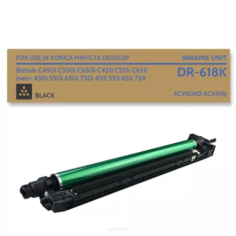 Bęben do KONICA MINOLTA DR618K BIZHUB C450i C550i ACV80RD 240.0K black zamiennik