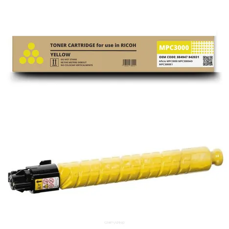 Toner do Ricoh MPC3000 884947 842031 Yellow Zamiennik