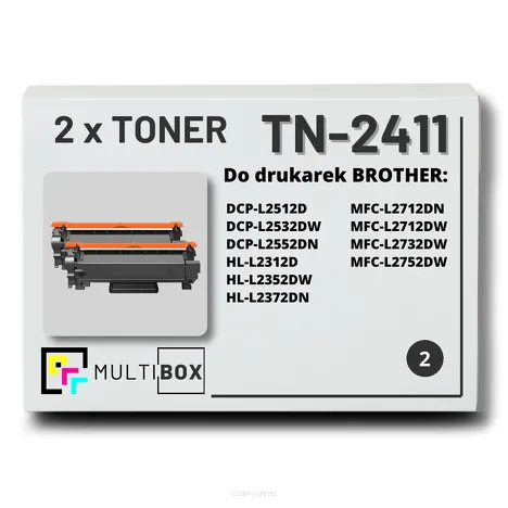 Toner do BROTHER TN-2411 2-pak Multibox zamiennik