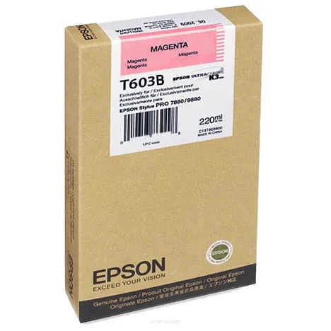 Epson tusz T603B C13T603B00 oryginalny magenta