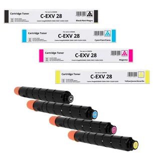 4-PAK Zamiennik Toner do Canon CEXV28 2789B002 2793B002 2797B002 2801B002 GPR30 iRC5045 iRC5051 iRC5250 iRC5255 CMYK