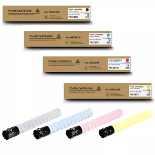 4 X Toner do DEVELOP TN227 CMYK Ineo+ 227i 257i 287i Zamiennik