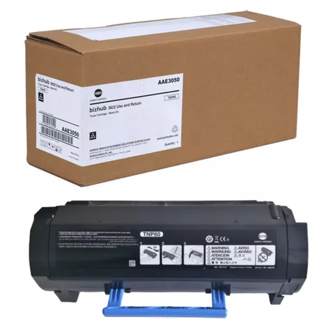 KONICA MINOLTA Toner TNP60 AAE3050 Bizhub 3622 black oryginalny 15000 stron
