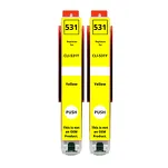 2-PAK Multibox Tusz do CANON CLI531Y yellow zamiennik - 2