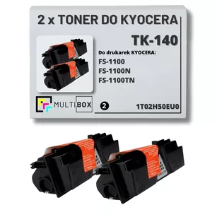 2-pak Toner do KYOCERA TK140 1T02H50EU0 FS1100 2x4.0K Multibox zamiennik