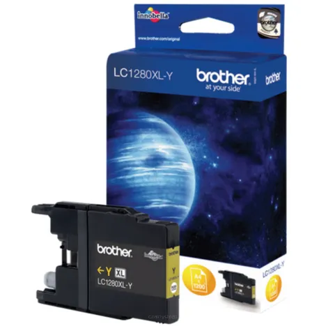 BROTHER tusz LC1280XLY oryginalny yellow 1200 stron