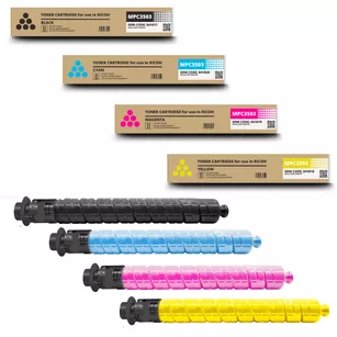 4-pak Toner do Ricoh MPC3503 CMYK Zamiennik