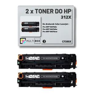 Toner do HP 312X 2-pak BLACK CF380X zamiennik Multibox