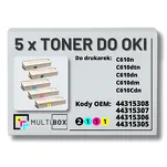 5-PAK Multibox Toner do OKI C610 black/cyan/magenta/yellow zamiennik - 2