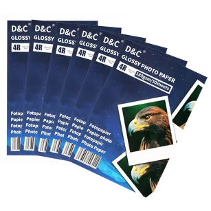 6-pak D&C oryginalny Glossy Photo Papier 10x15cm 4x6" 180 g/m2 6x50 sztuk