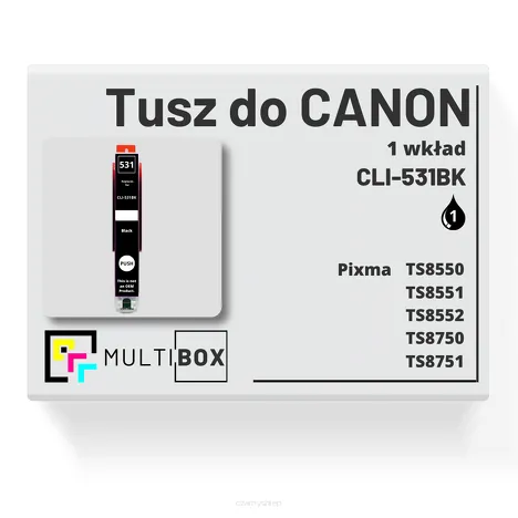 Tusz do CANON CLI-531BK black zamiennik Multibox