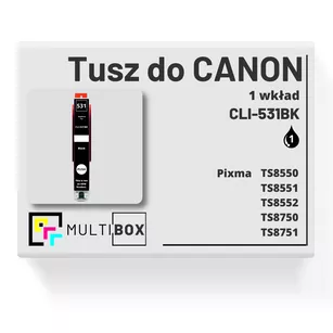 Tusz do CANON CLI531BK black zamiennik Multibox